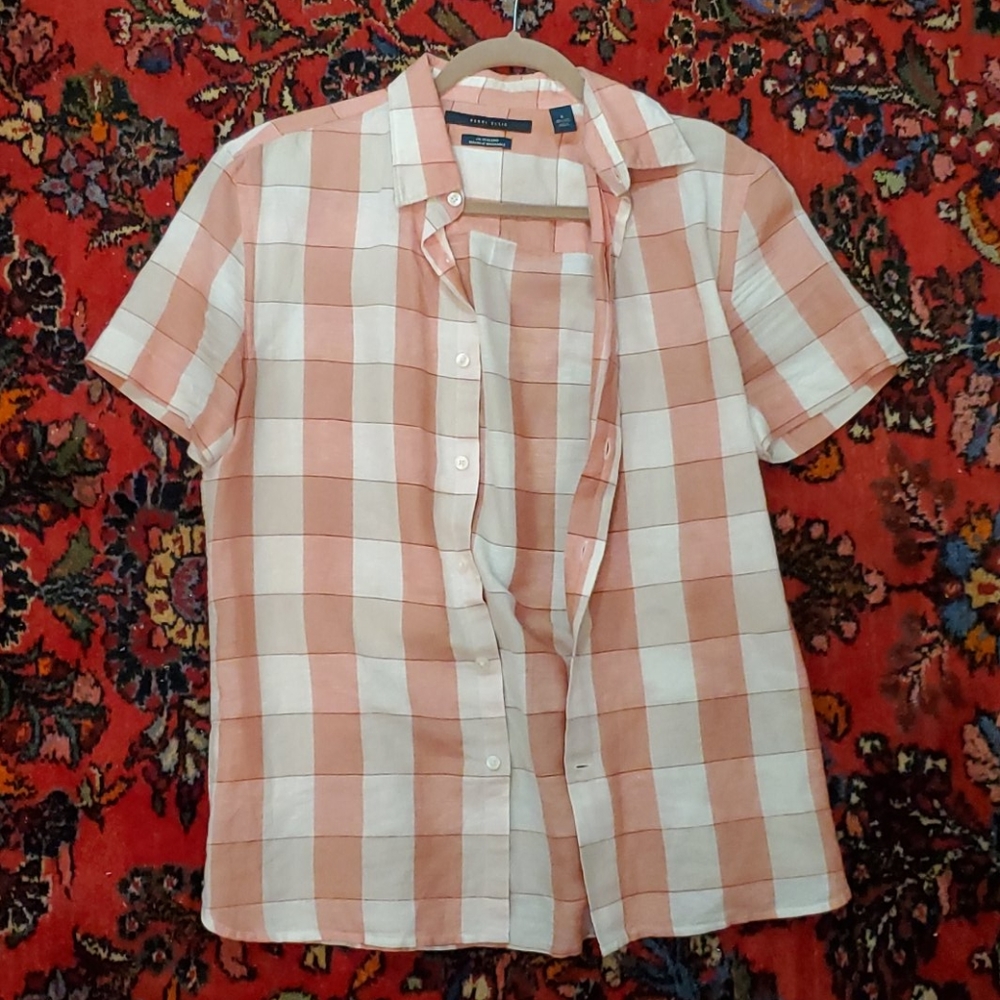 Perry Ellis Short Sleeve Button Down